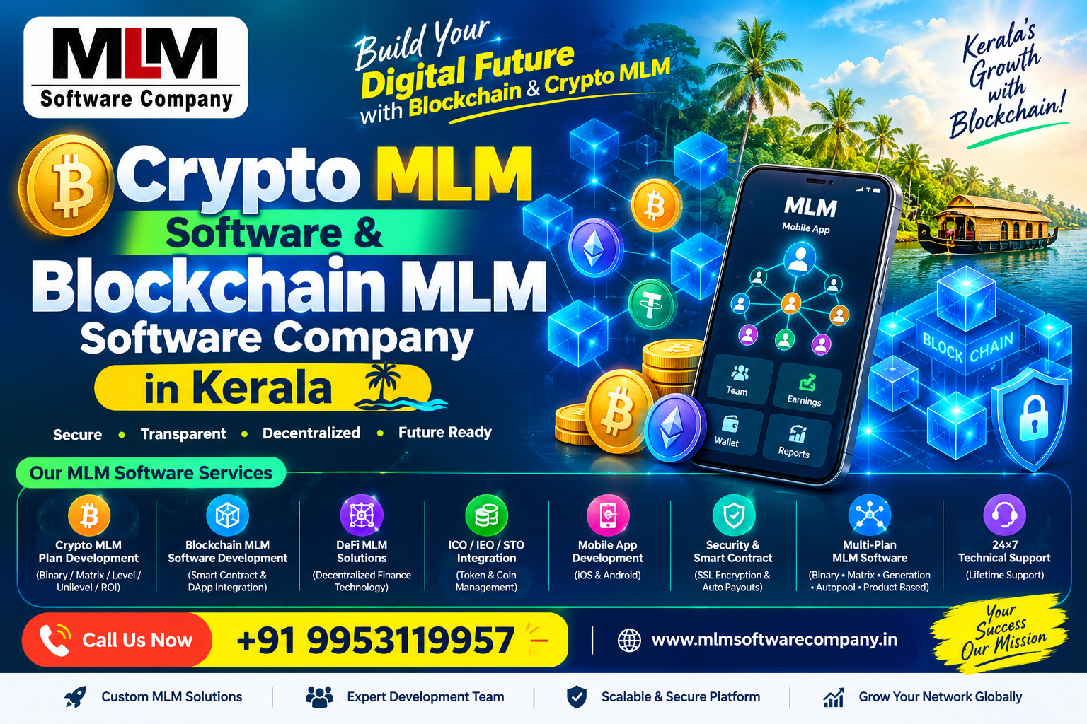 Crypto MLM Software & Blockchain MLM Software Company in Kerala | MLM Software Company
