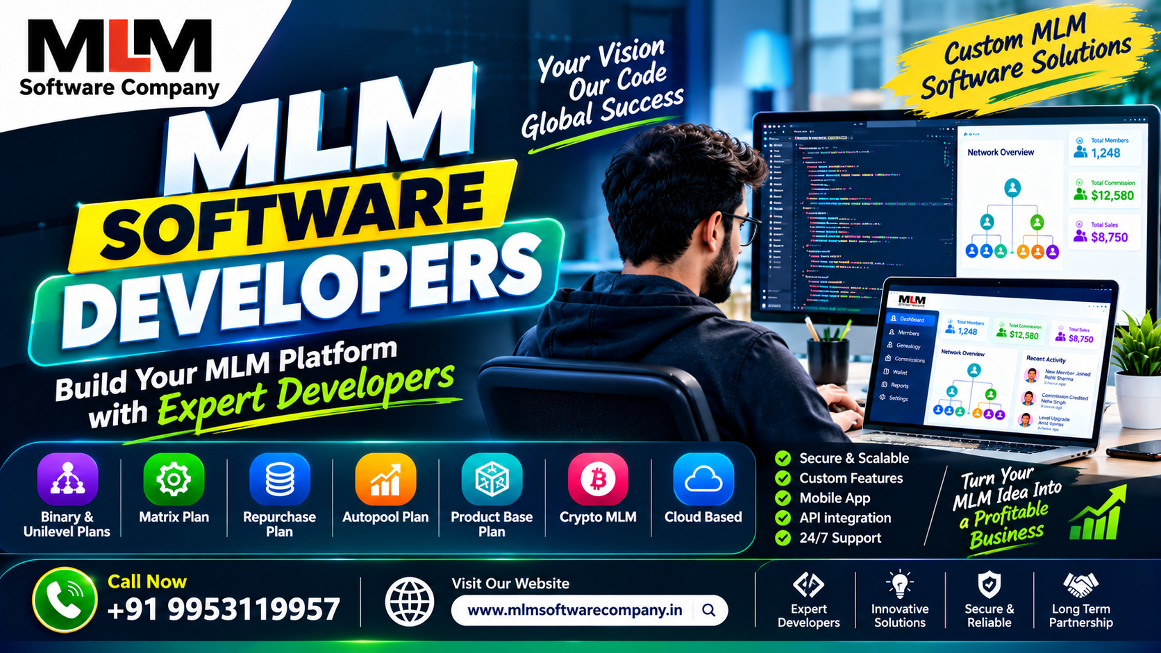 Grow Your Network Marketing Business Faster with Trusted MLM Software in Noida