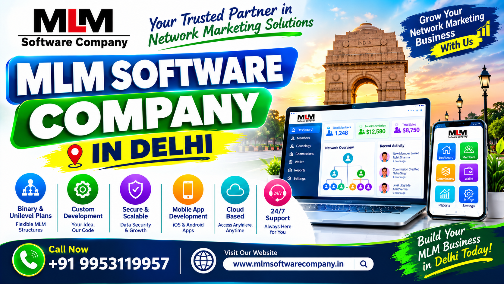 MLM Software in Delhi – Build, Manage & Scale Your Network Marketing Business