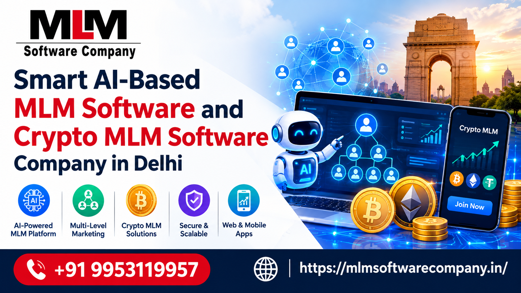 Smart AI-Based MLM Software and Crypto MLM Software Company in Delhi | MLM Software Company