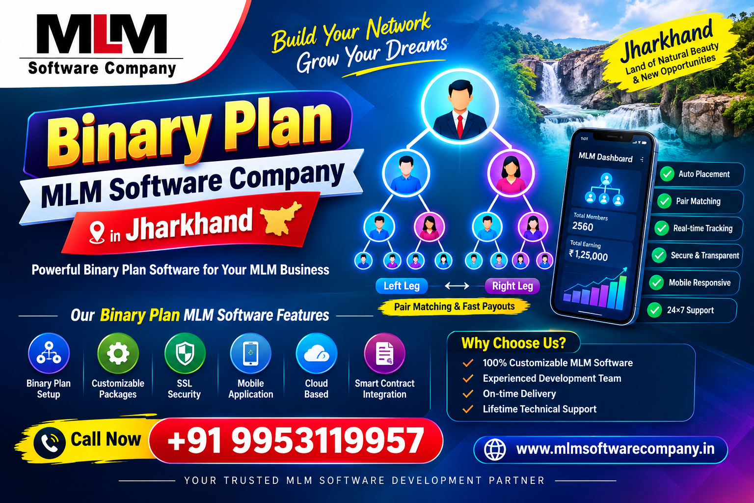 Binary Plan MLM Software Company in Jharkhand | MLM Software Company