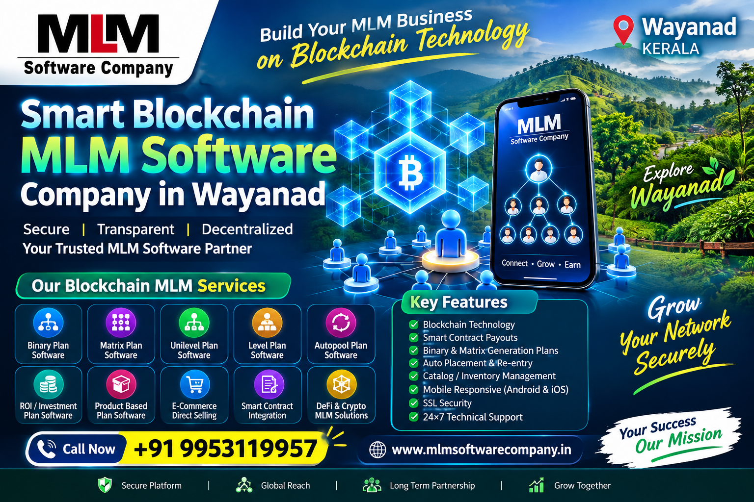 Smart Blockchain MLM Software Company in Wayanad | MLM Software Company