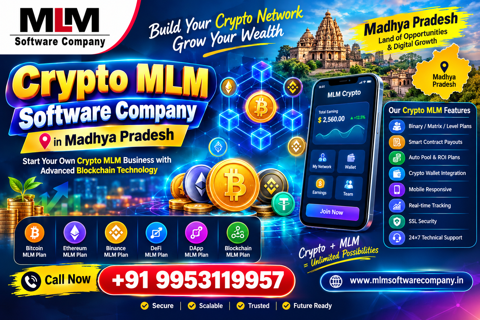 Crypto MLM Software Company in Madhya Pradesh – Complete Guide to MLM Software Development