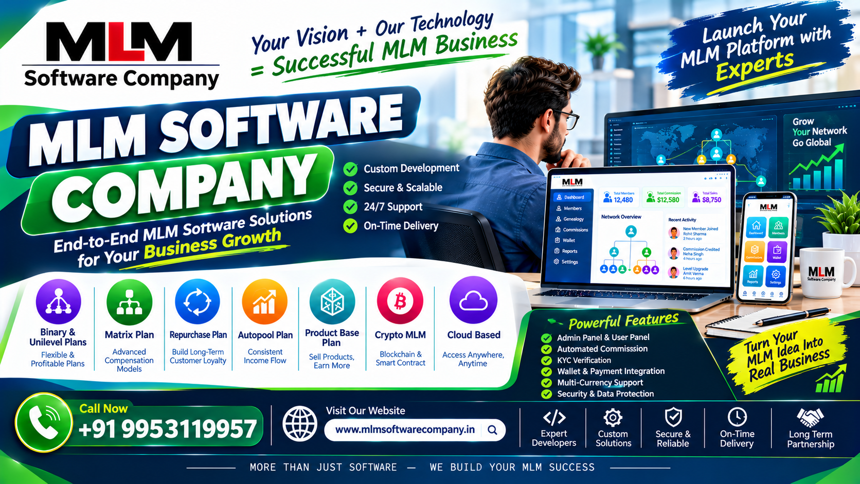 Right MLM Software Company in Delhi : Grow Your Network Faster