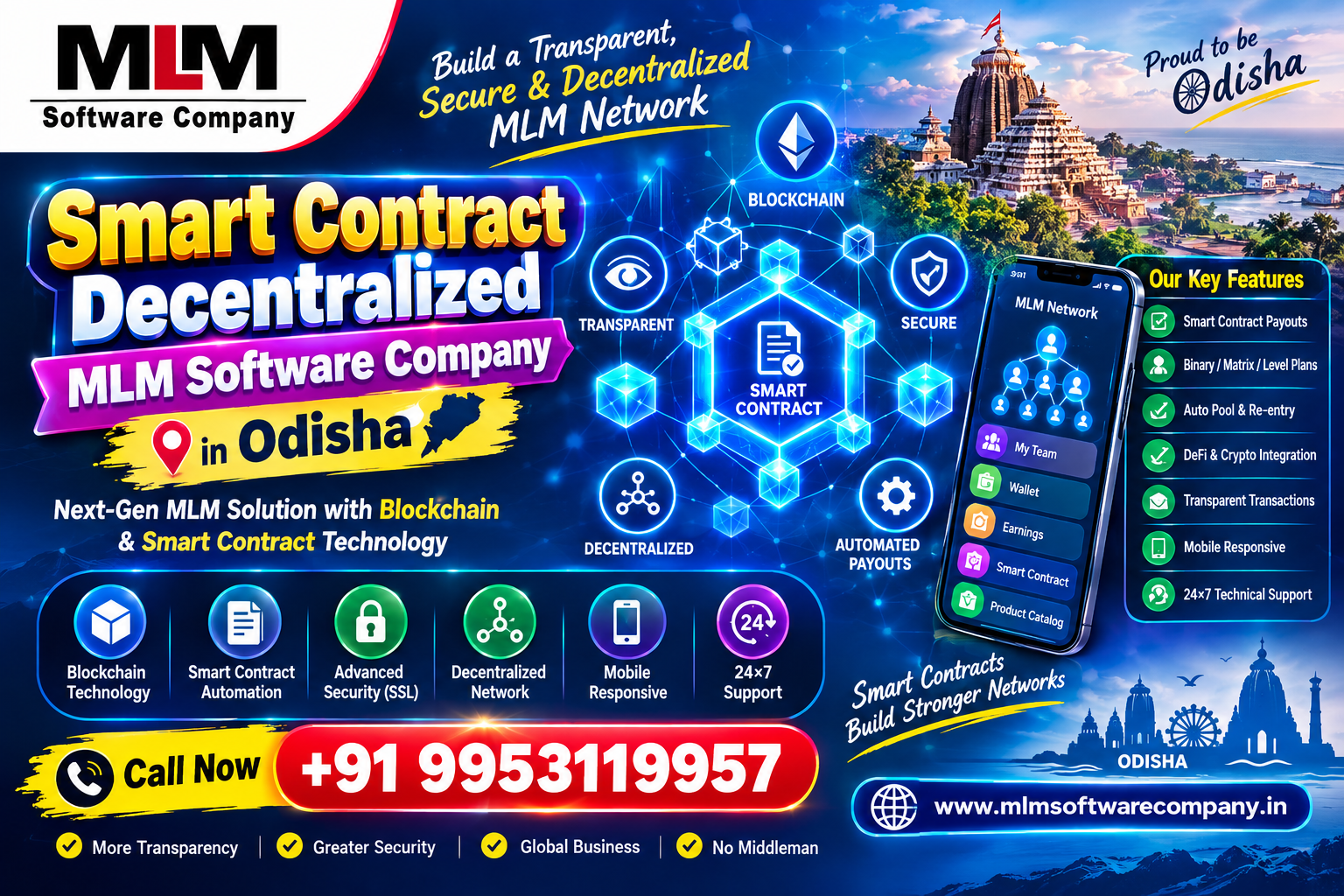 Smart Contract Decentralized MLM Software Company in Odisha: Complete Guide to Blockchain MLM Software